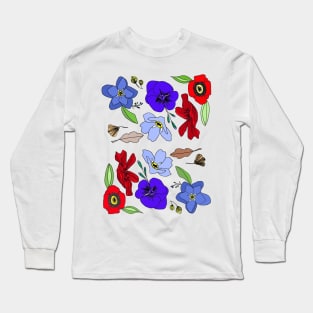 Floral Vibrance Long Sleeve T-Shirt